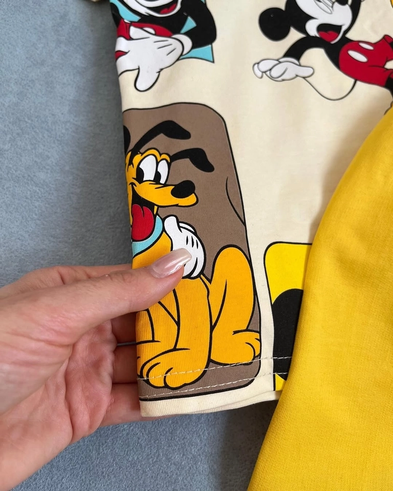 Conjunto Verão Mickey Amarelo  - 3