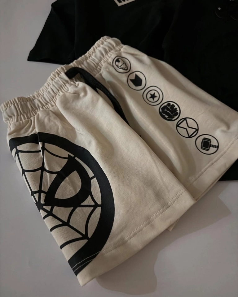 Conjunto Verão Homem Aranha Black  - 3