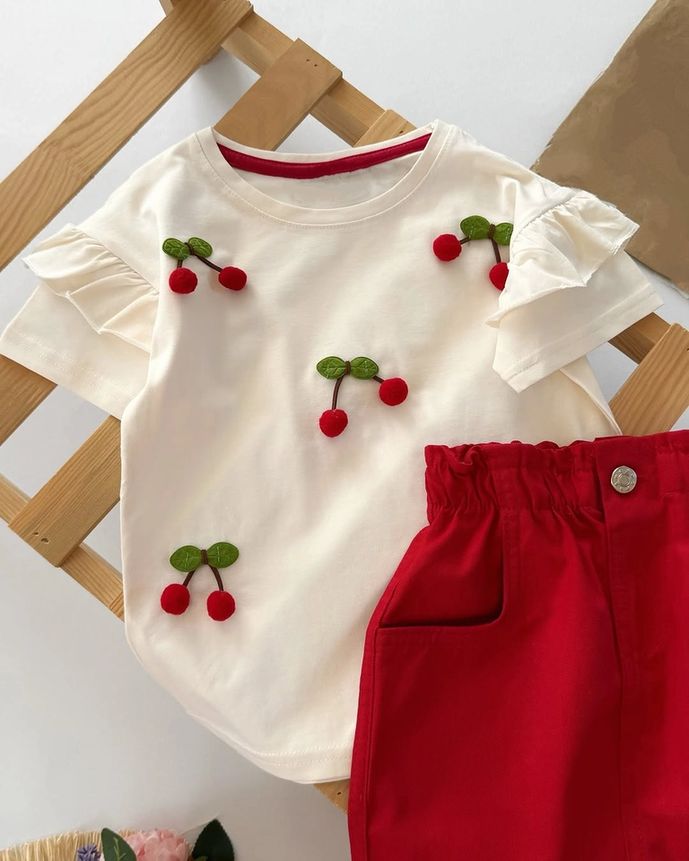 Conjunto de verão cerejinha - 2