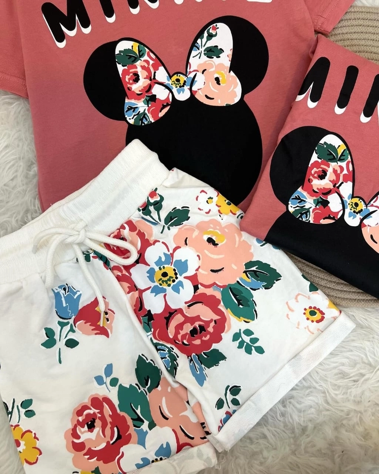 Conjunto Minnie Floral  - 2
