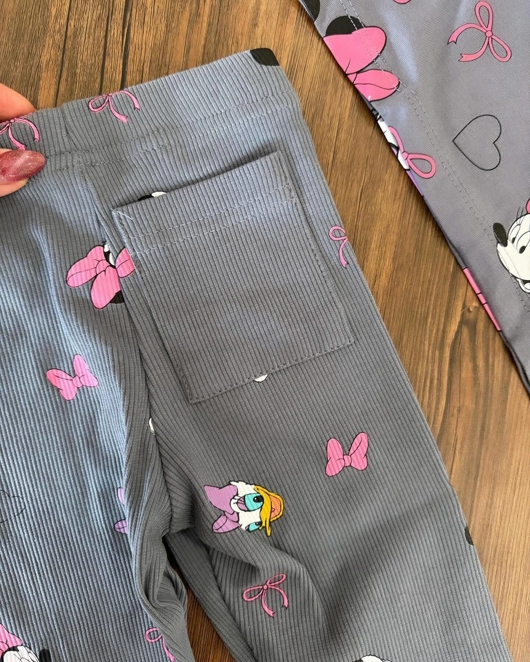 Conjunto Meia Estação Disney Gray  - 3