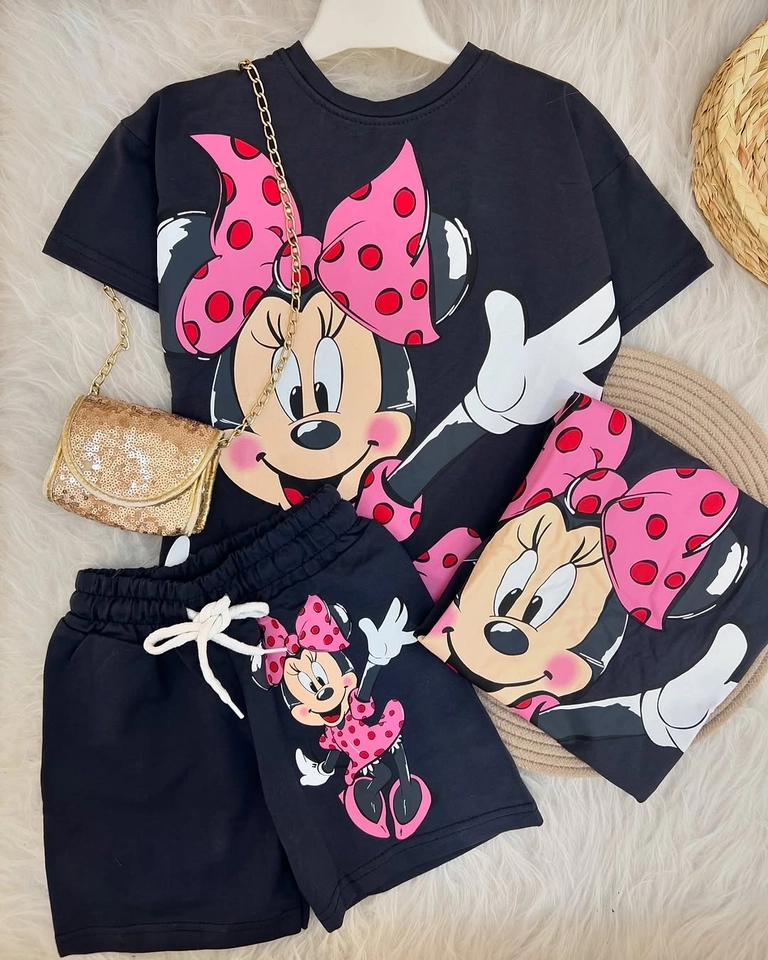 Conjunto Verão Minnie Black  - 1