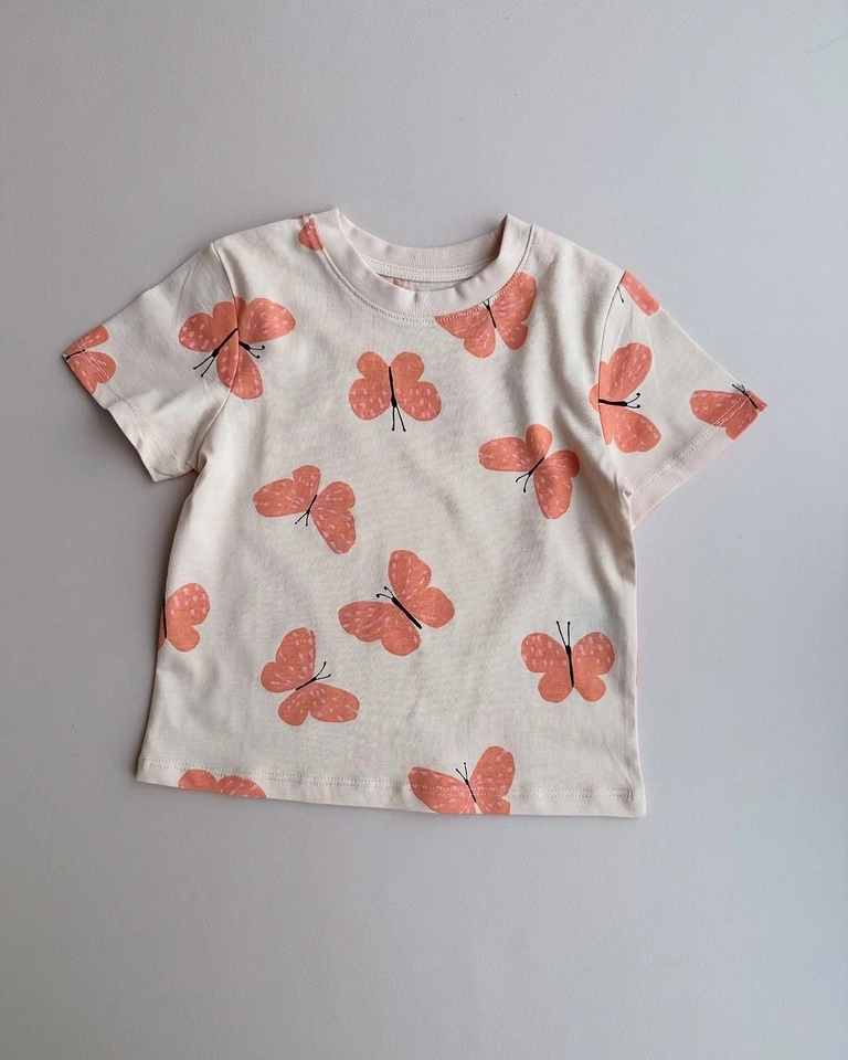 Kit 3 Blusas Cropped Borboletas - 4