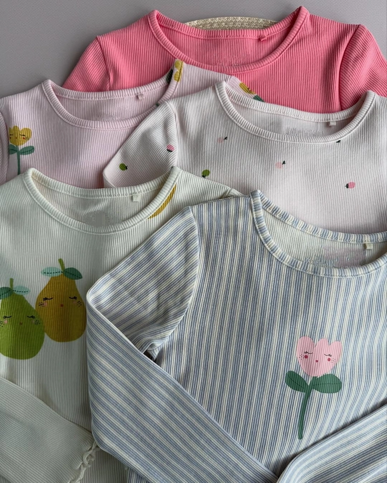 Kit 5 Blusas Manga Longa  - 2