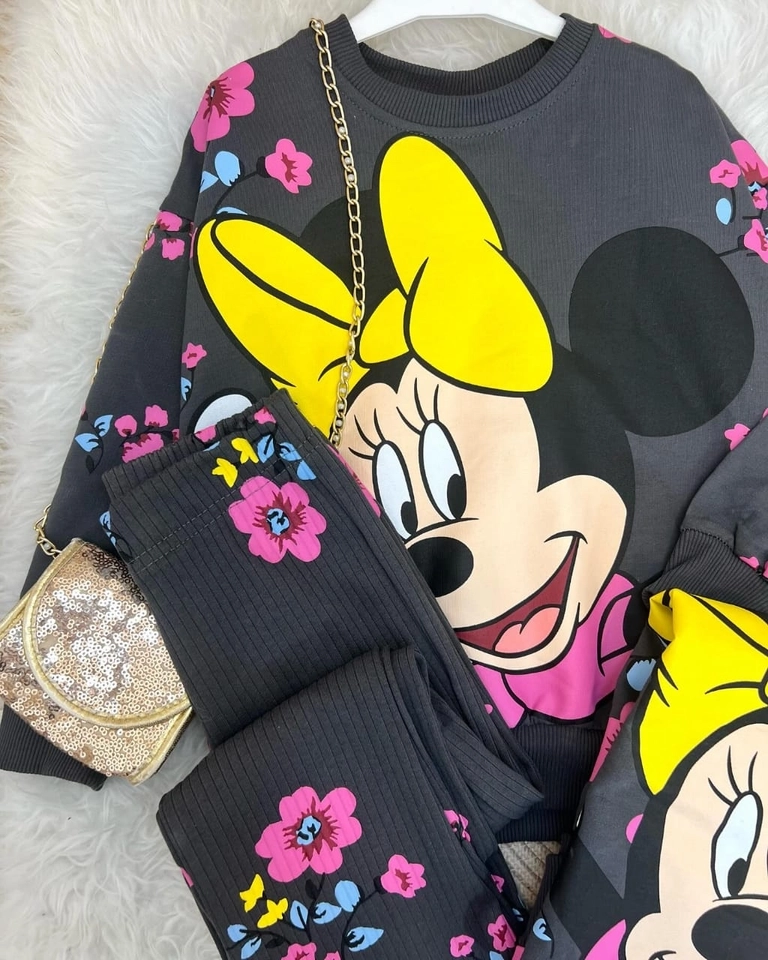 Conjunto moletom Minnie Girassol - 2