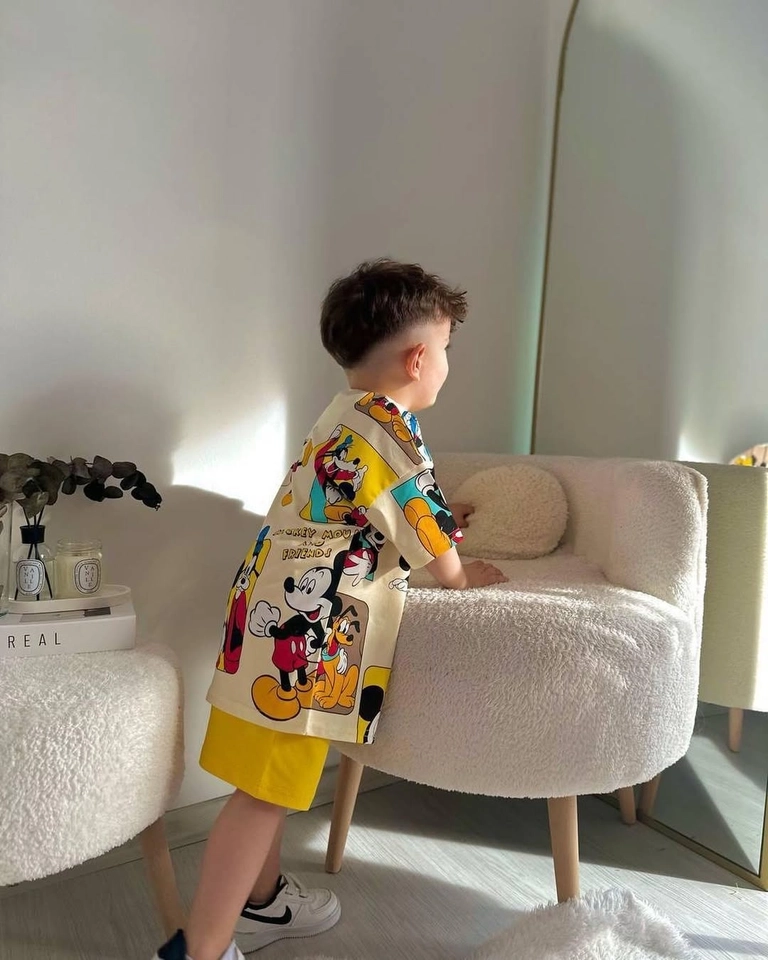 Conjunto Verão Mickey Amarelo  - 7