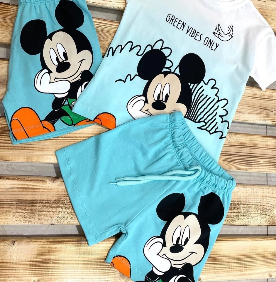 Conjunto Moletom Mickey Blue Baby - 1