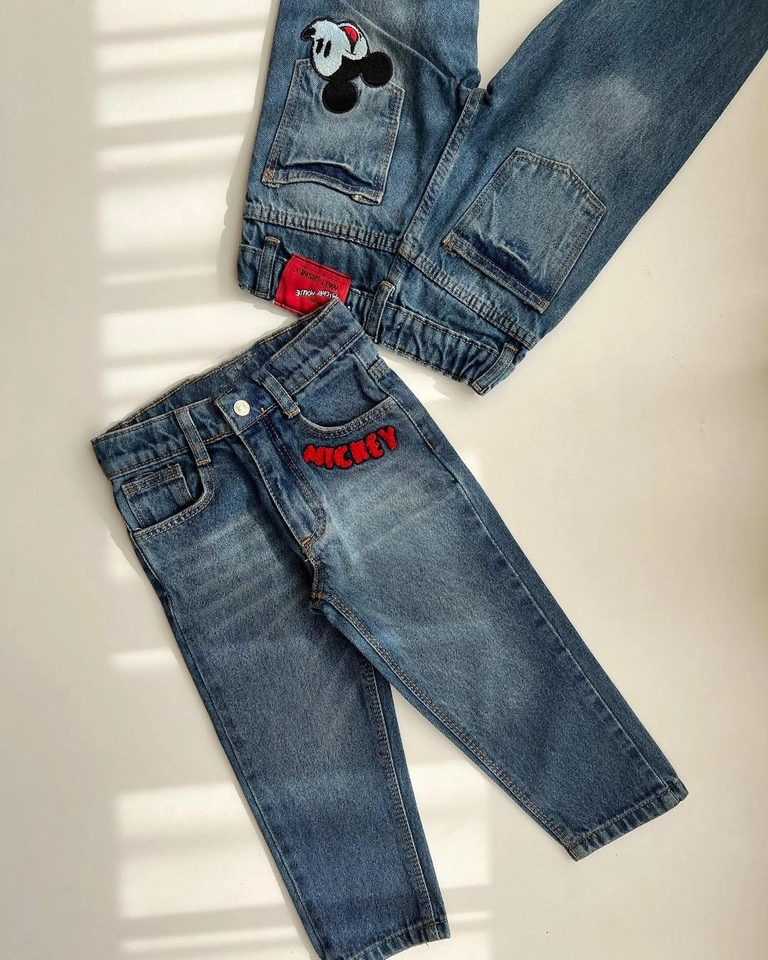 Calça jeans Mickey  - 1