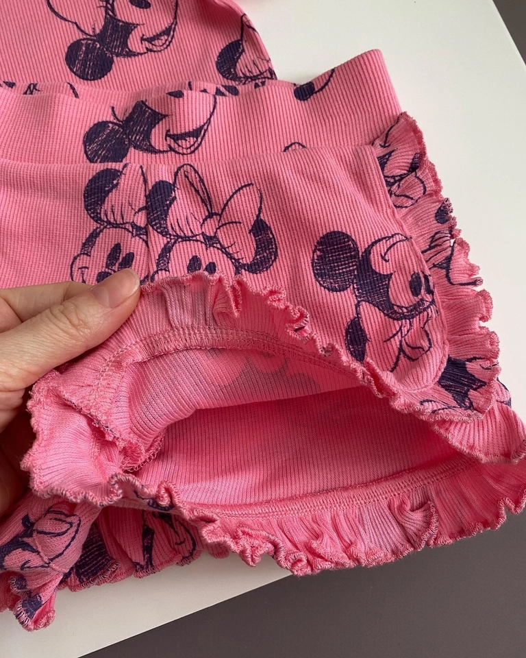 Conjunto Verão Minnie Canelado  - 2