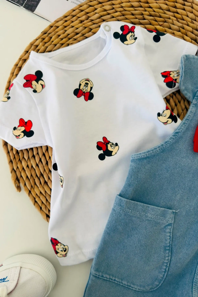 Jardineira Minnie  - 2