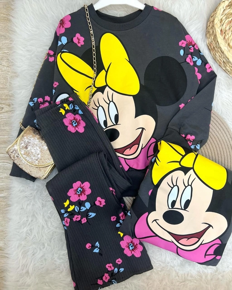 Conjunto moletom Minnie Girassol - 1