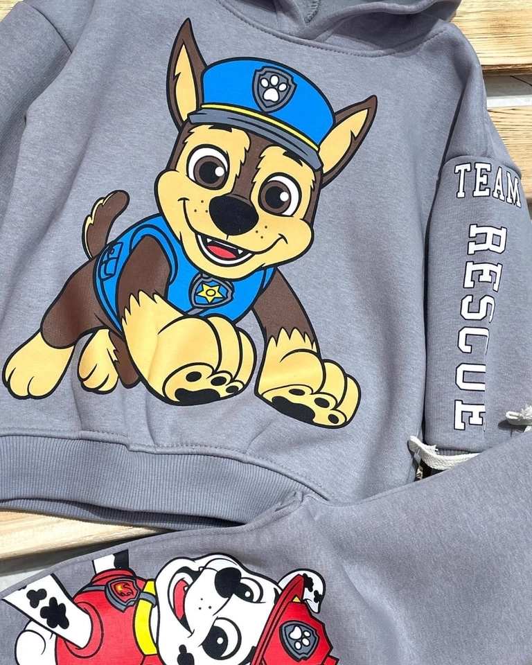 Conjunto Moletom Patrulha Cinza  - 3