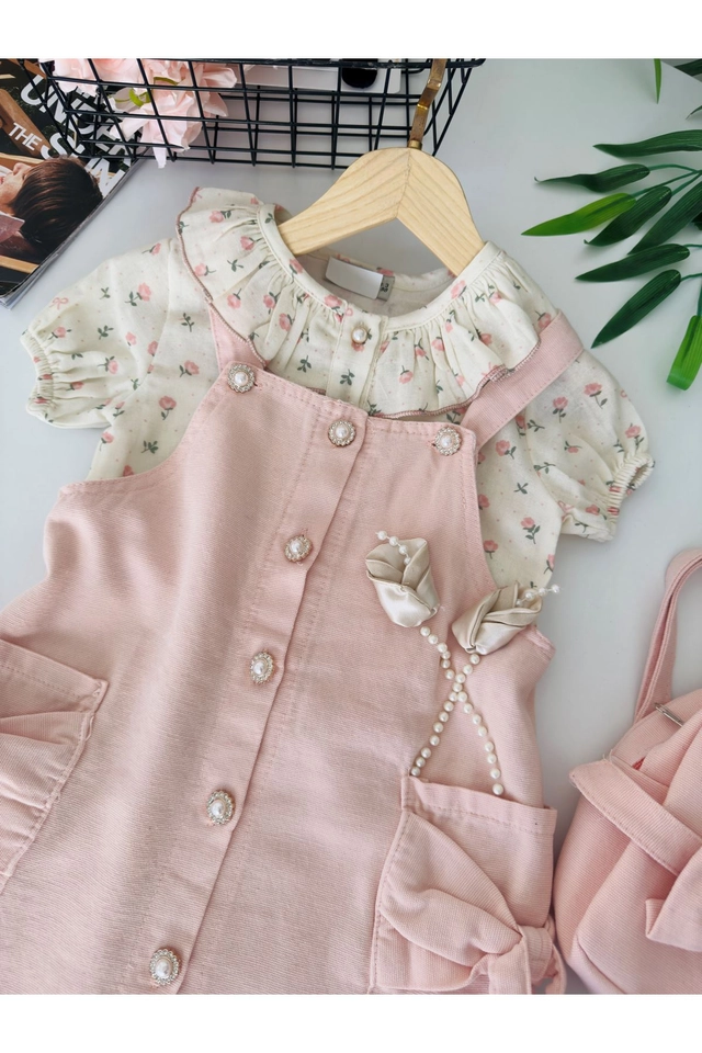Kit vestido floral+ bolsa  - 2