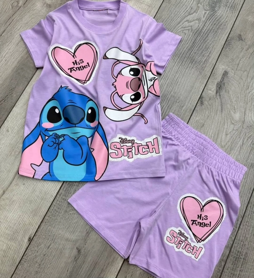 Conjunto Verão Stitch - 2