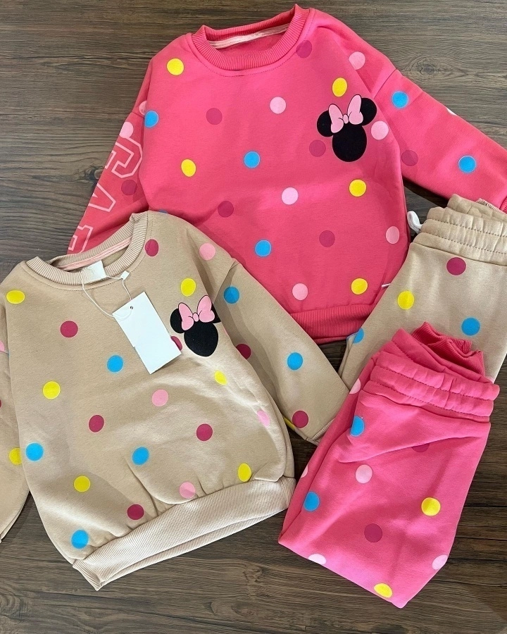 Conjunto Moletom Minnie Bolinhas Gap  - 1