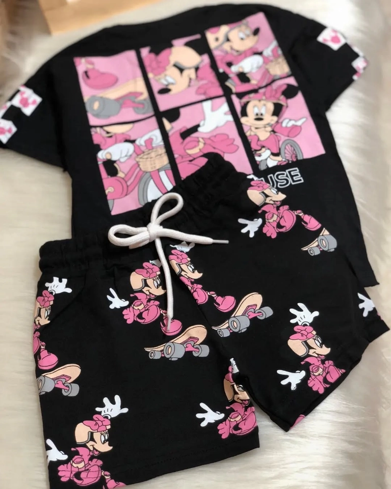 Conjunto verão Minnie skate - 3