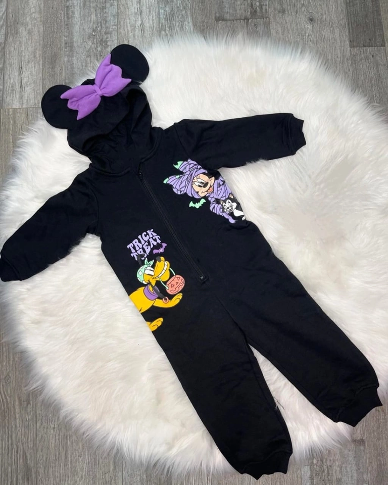Pijama Macacão Minnie Black  - 1