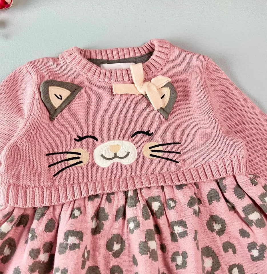 Vestido tricô gatinha  - 2