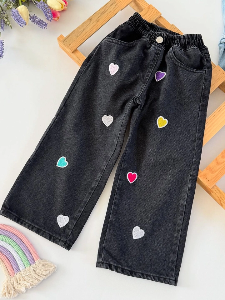 Calça jeans coração  - 3