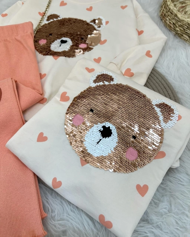 Conjunto Moletom Ursinha  - 3
