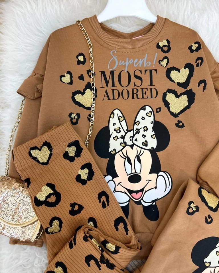 Conjunto Minnie Coração Dourado - 2