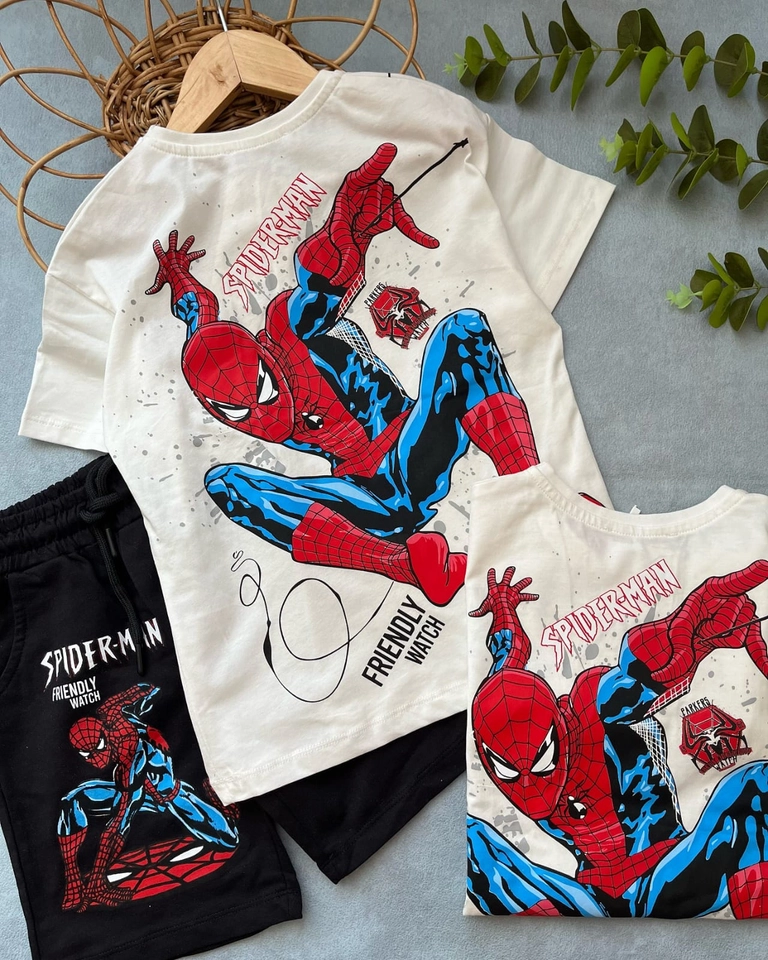 Conjunto de verão homem aranha  - 2