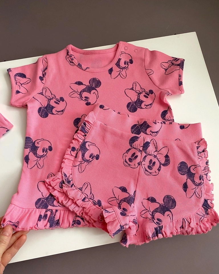 Conjunto Verão Minnie Canelado  - 1