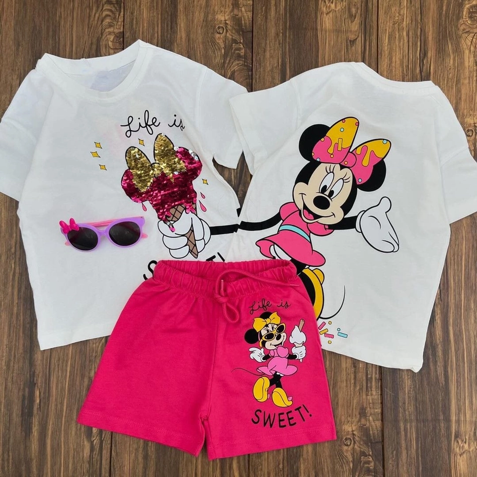Conjunto de Verão Minnie Sorvete - 8