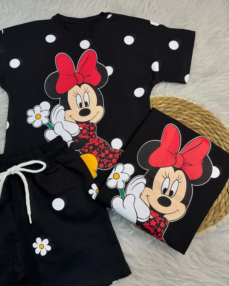 Conjunto verão Minnie florzinha  - 2