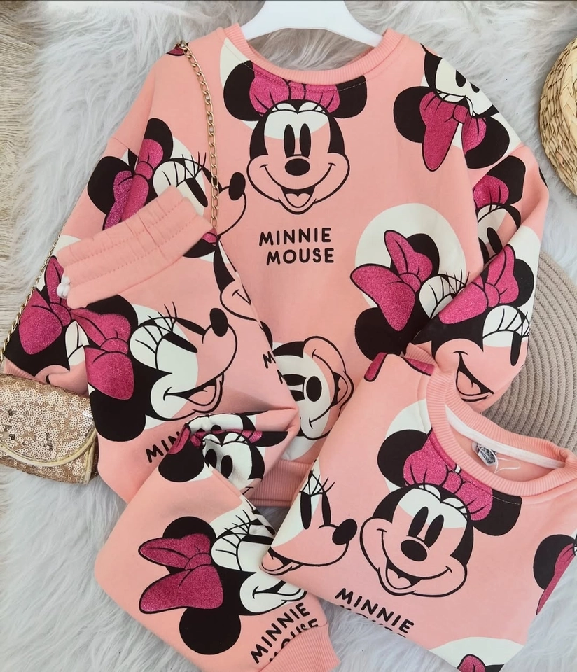 Conjunto Moletom Minnie Glitter  - 1