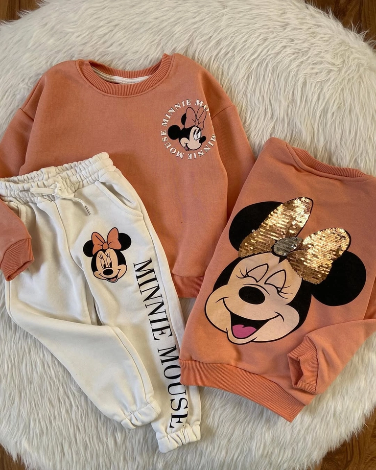 Conjunto moletom Minnie glitter  - 2