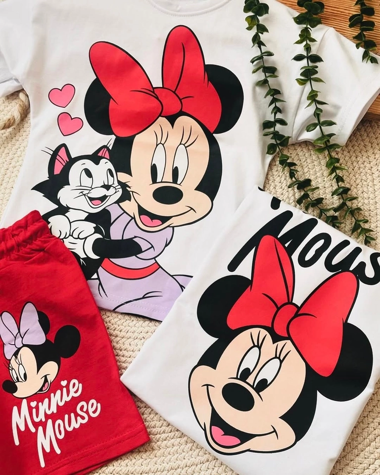 Conjunto Verão Minnie Red - 2
