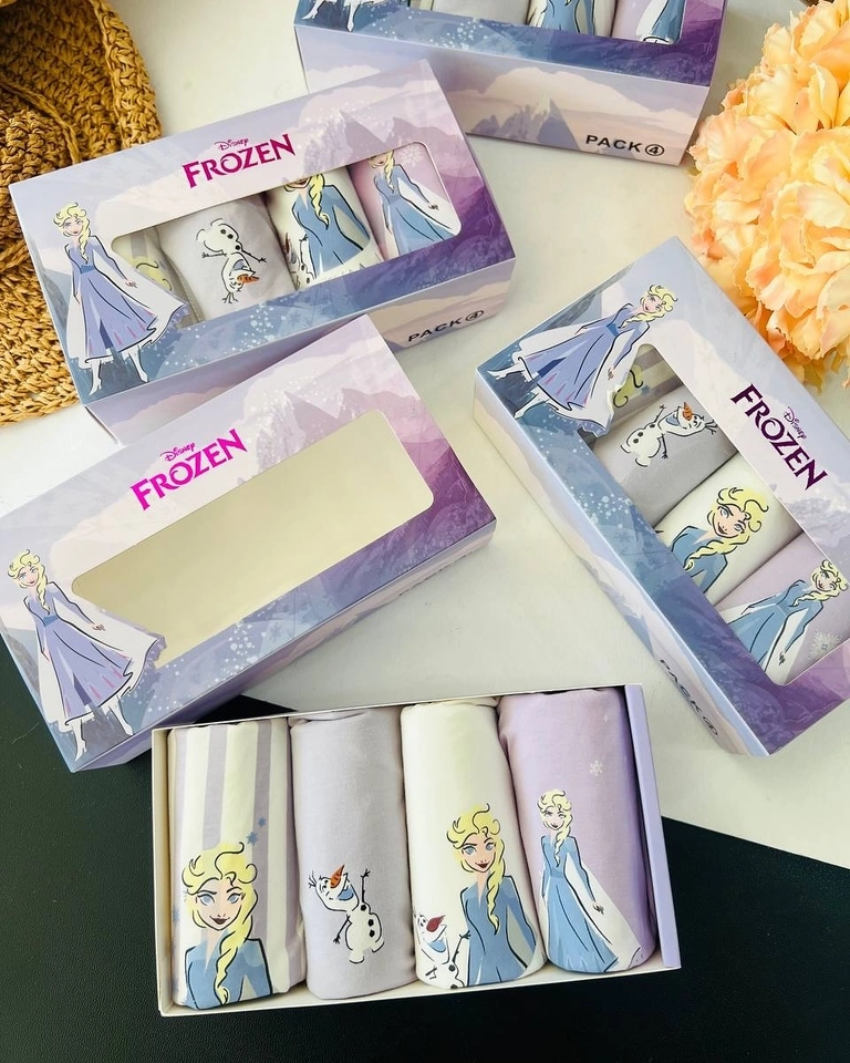 Kit 4 Calcinhas Box Frozen  - 4
