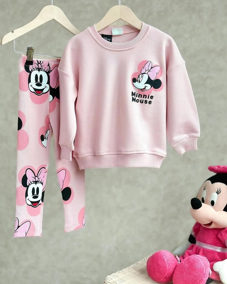 Conjunto Moletom Minnie Rosa - 3