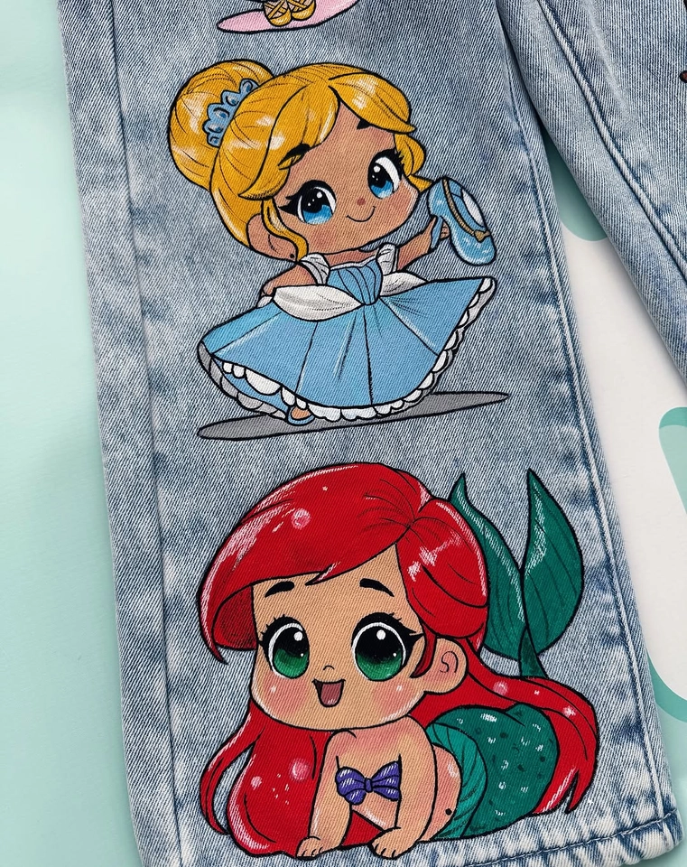 Calça jeans princesas  - 4