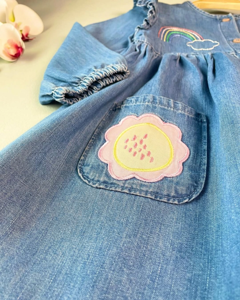 Vestido Jeans Poney - 2