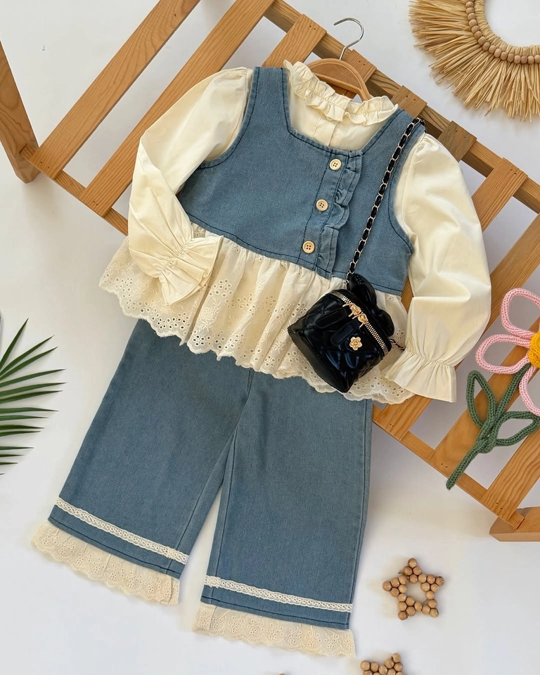 Conjunto infantil Tricoline  - 1