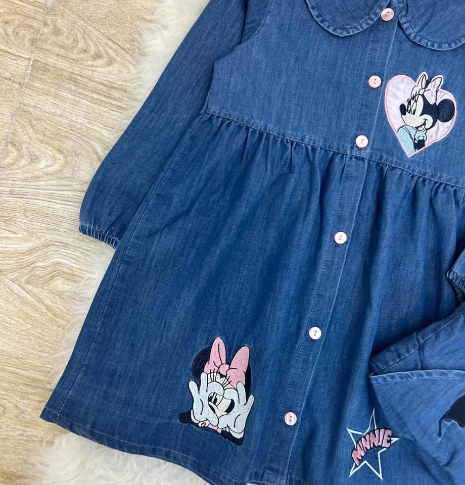 Vestido Jeans Minnie  - 3