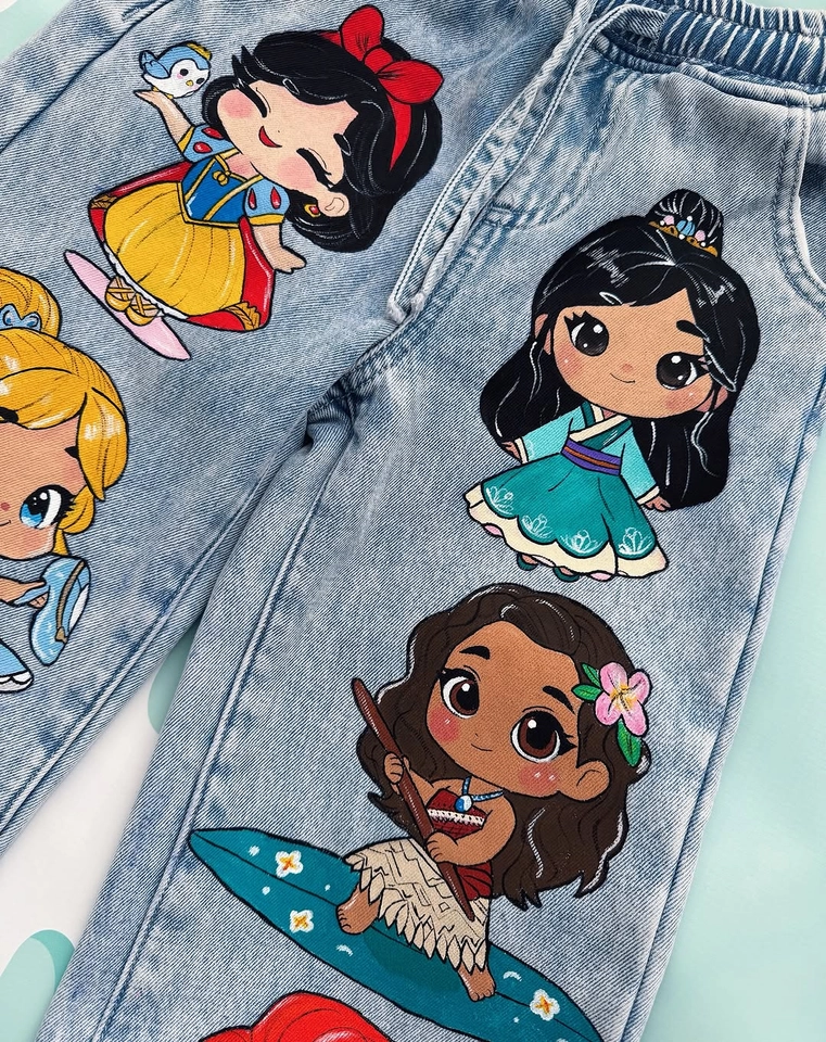 Calça jeans princesas  - 2