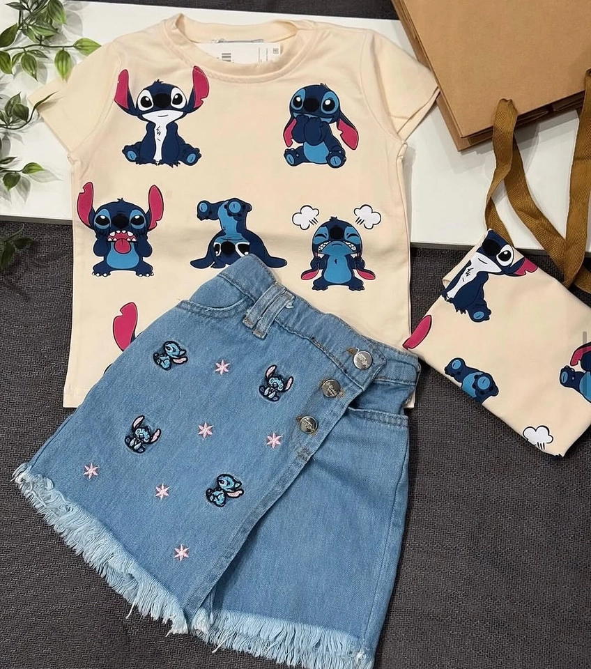 Conjunto verão Stitch  - 1