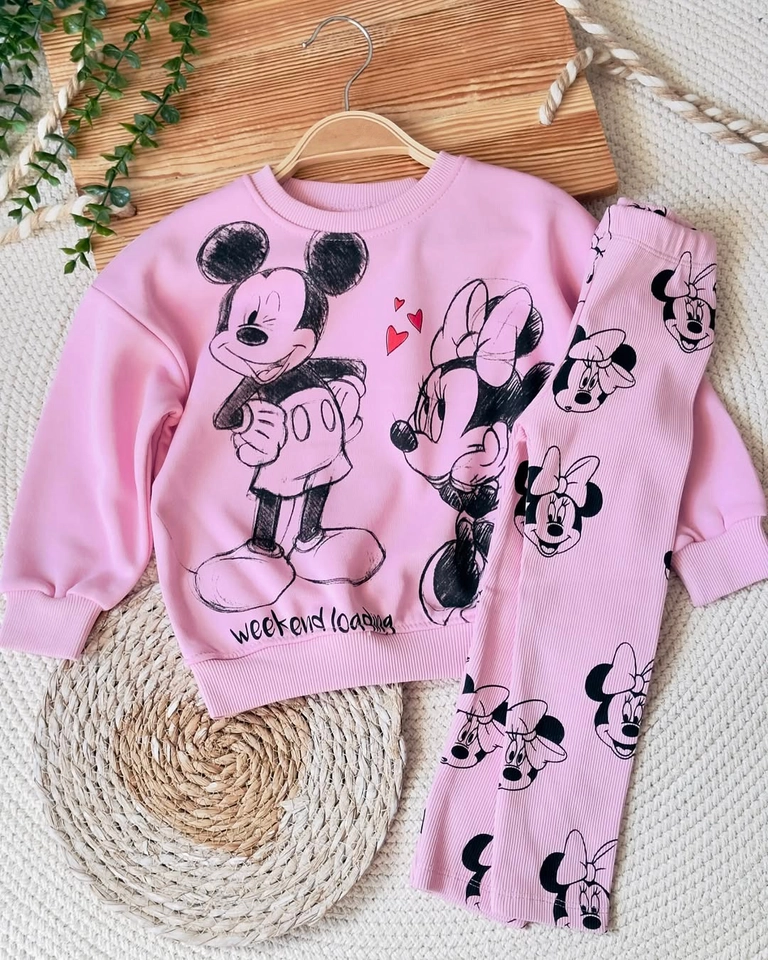 Conjunto inverno Minnie rosa - 1