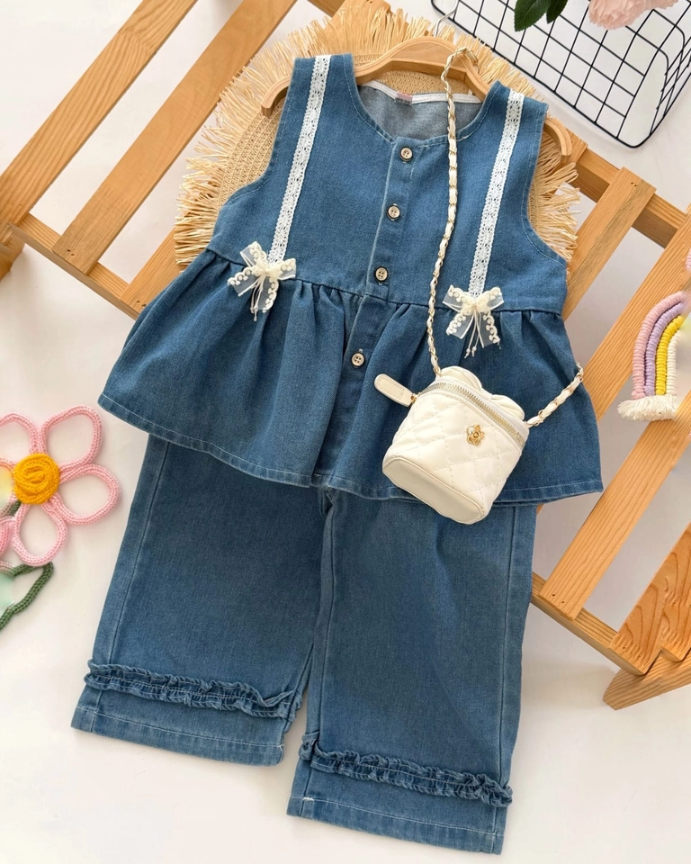 Conjunto Jeans Frutado - 5
