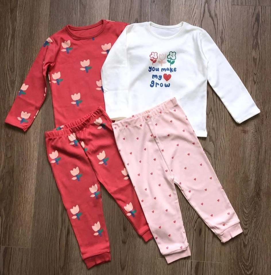 Kit 2 Pijamas Flores - 1