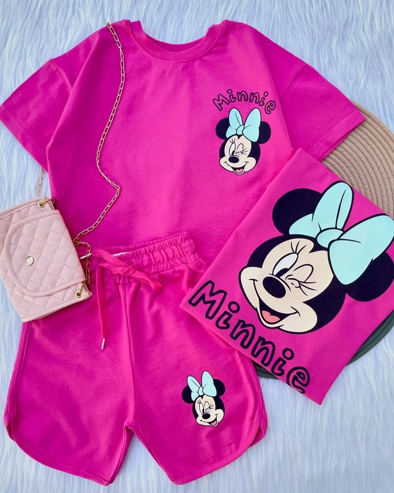 Conjunto Verão Minnie Pink  - 1