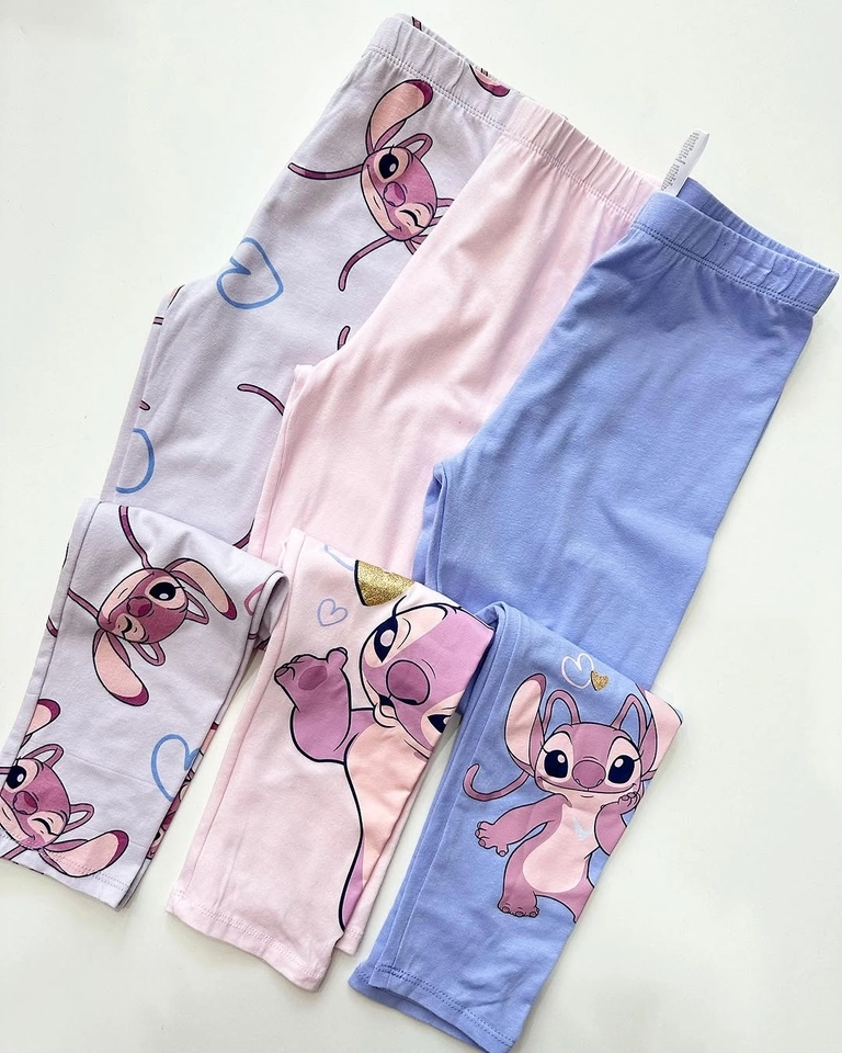 Kit 3 Calças Legging Stitch - 1
