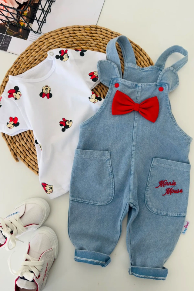 Jardineira Minnie 
