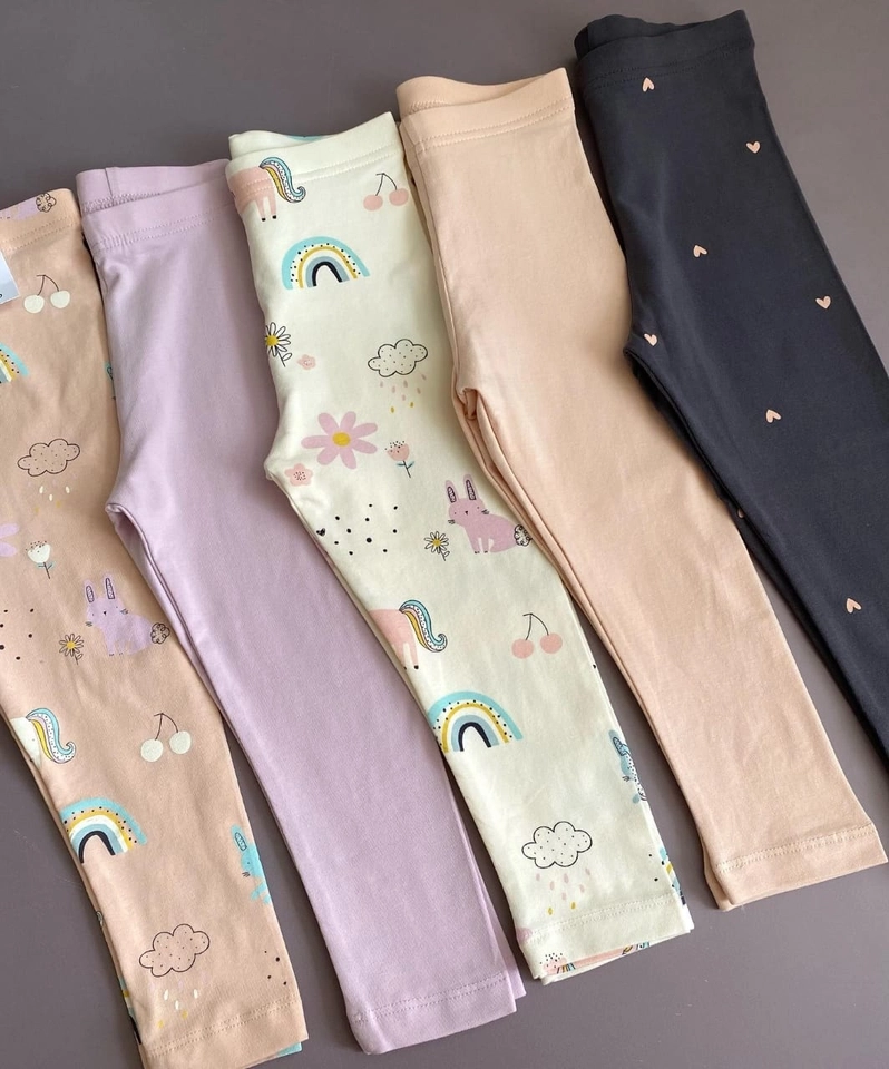 Kit 5 Calça Legging Coelhinho  - 1