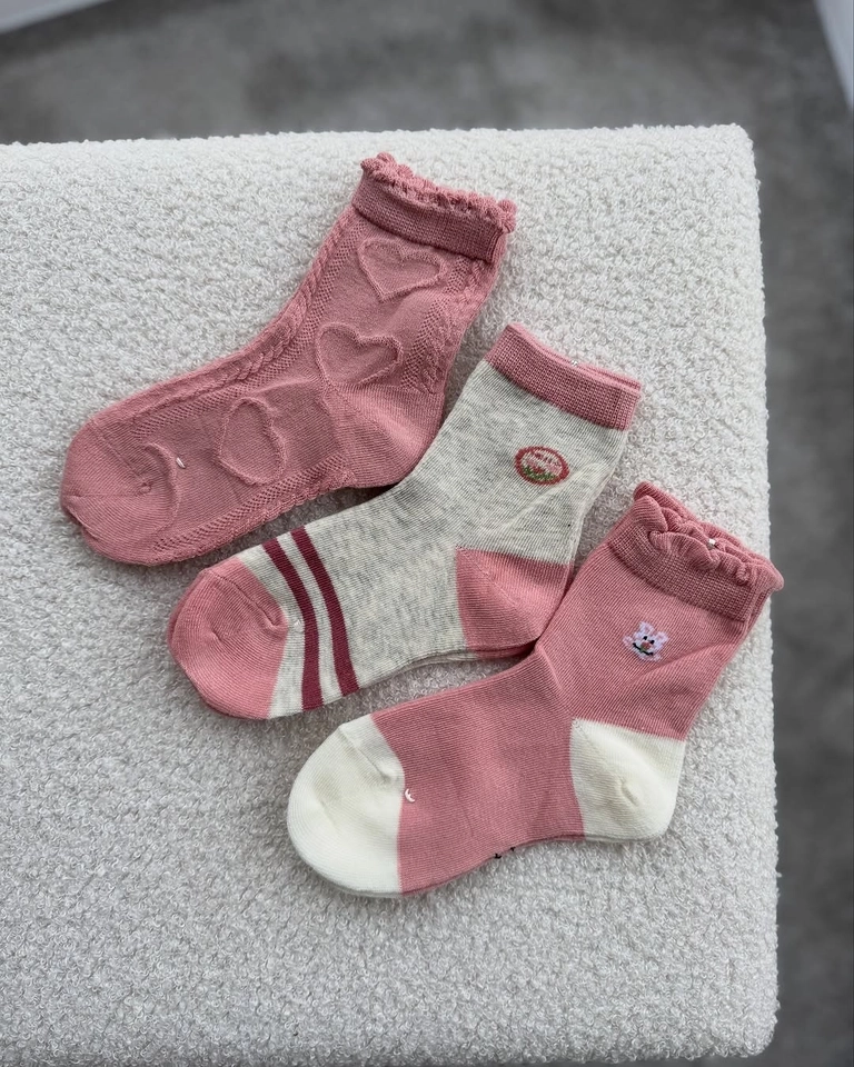 Kit 5 Meias Menina  - 2