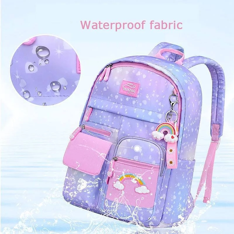 Mochila escola arco-íris  - 7