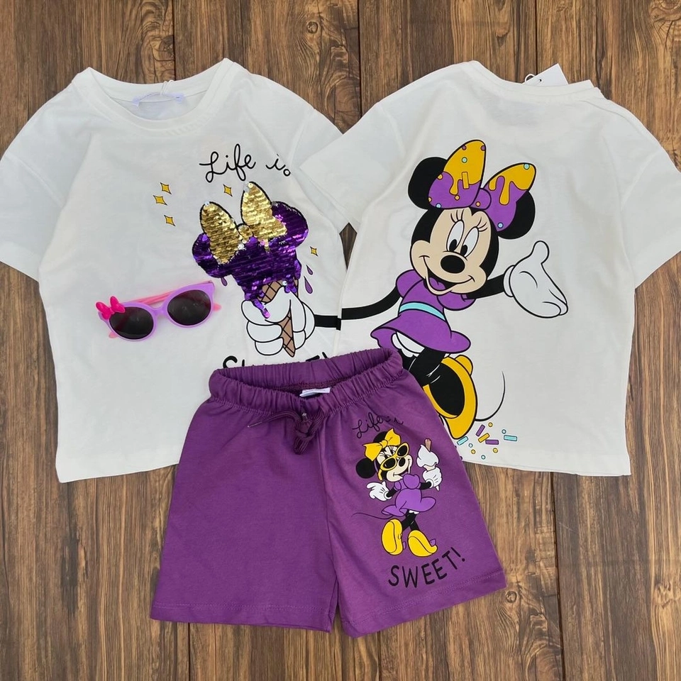 Conjunto de Verão Minnie Sorvete - 1